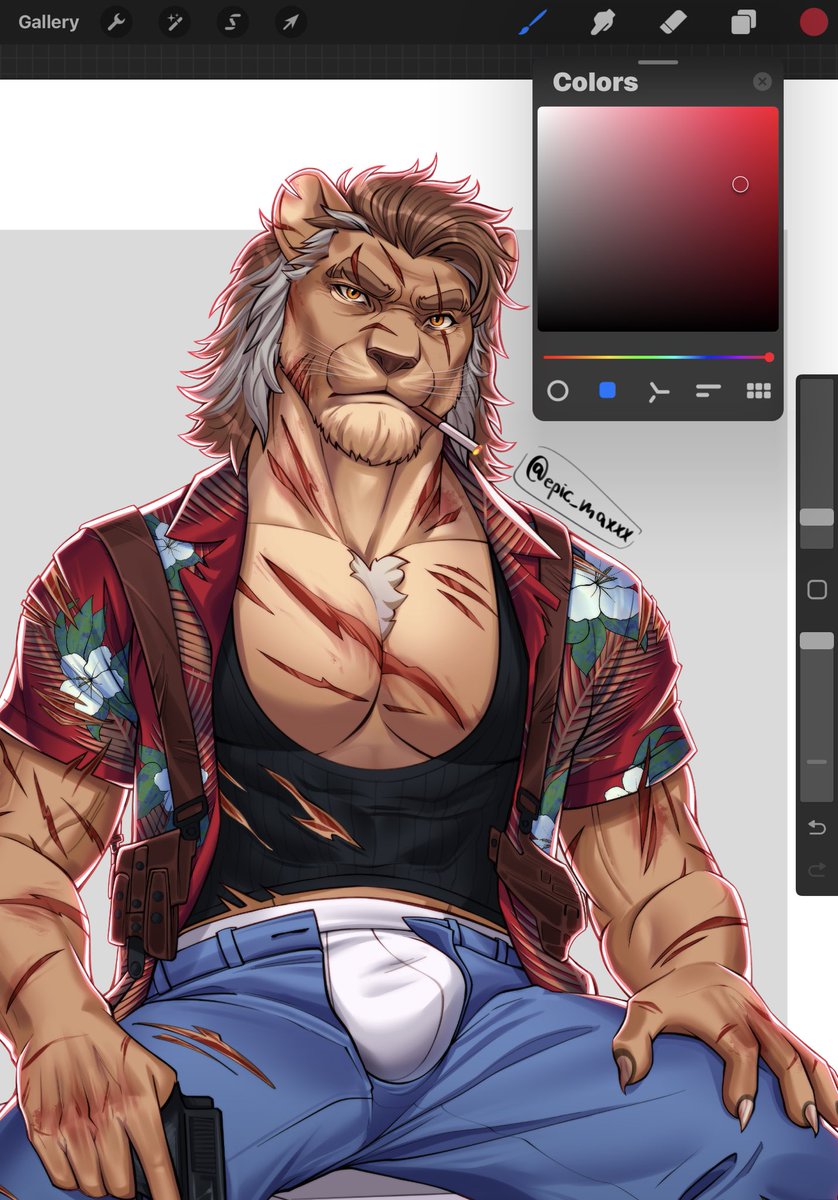 Oh, he’s grown grown.
Commission.