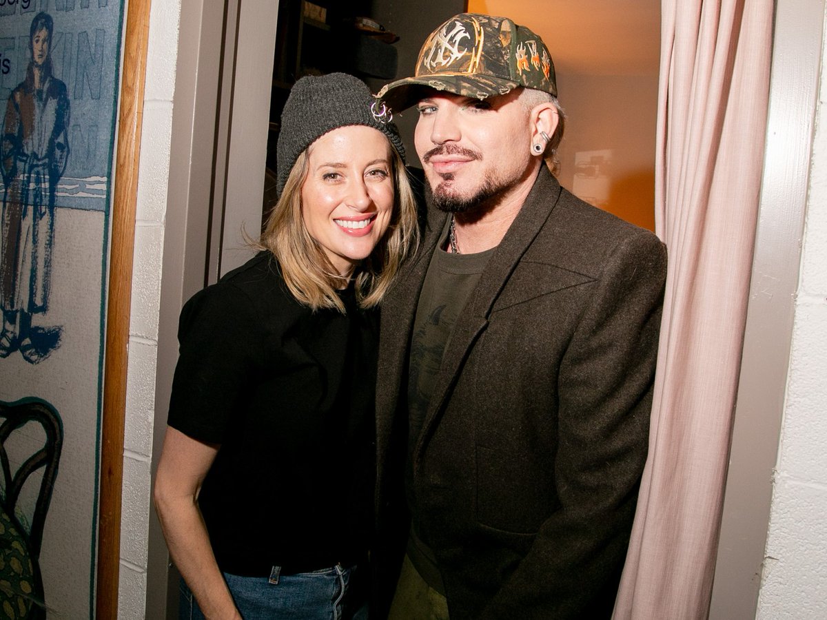 4Gelly's tweet image. New photos of Adam with the cast of RAGTIME from last Thursday 
"This is a century spinning crossover we absolutely knew we needed. We were thrilled to welcome Adam Lambert to the Vivian Beaumont to see RAGTIME." 🤎🤎
via Lincoln Center Theater