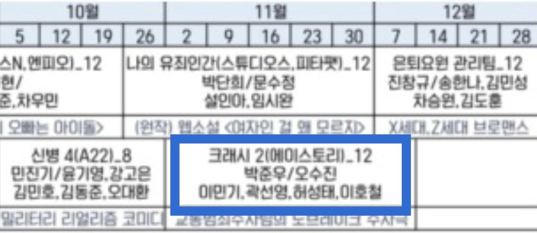 jisunqpawrk's tweet image. Crash Season 2 is reportedly to begin its filming this February until late June / early July and expected to air on ENA TV from November 2nd ~ December 8th with 12 Episodes in total

ACTOR JISUNG FIGHTING!!!!! 😭🫶🏻