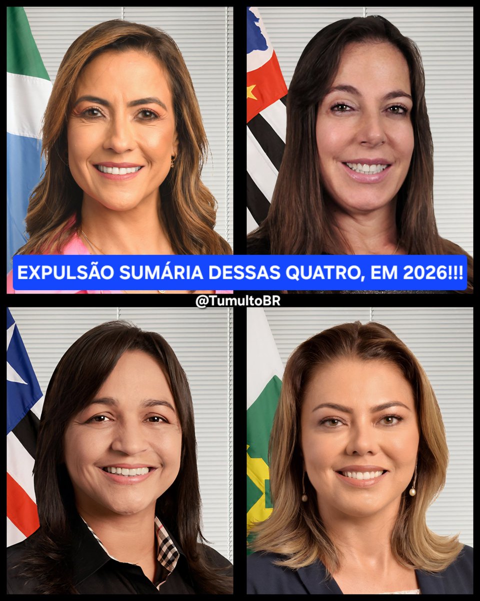 TumultoBR's tweet image. Expulsão SUMÁRIA em 2026!!! Boraaa
