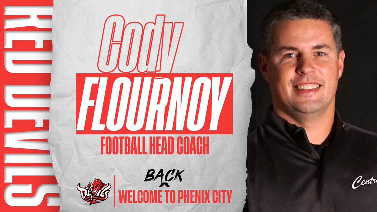 CHSREDDEVILS's tweet image. Welcome back to Central Coach Flournoy!