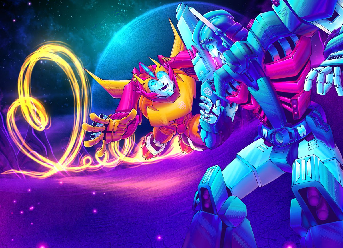 neonstrik333's tweet image. [REPOST] RodiMags DTIYS I joined last year on Instagram hosted by @itss_cinder !!! 🫶✨ #transformers #rodimusprime #ultramagnus #rodimags
