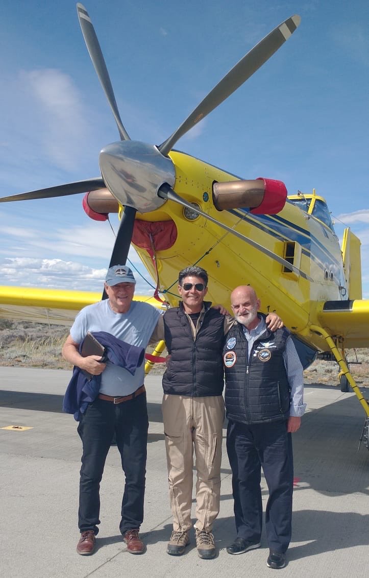 Seguimos apoyando el combate contra el fuego en la Patagonia