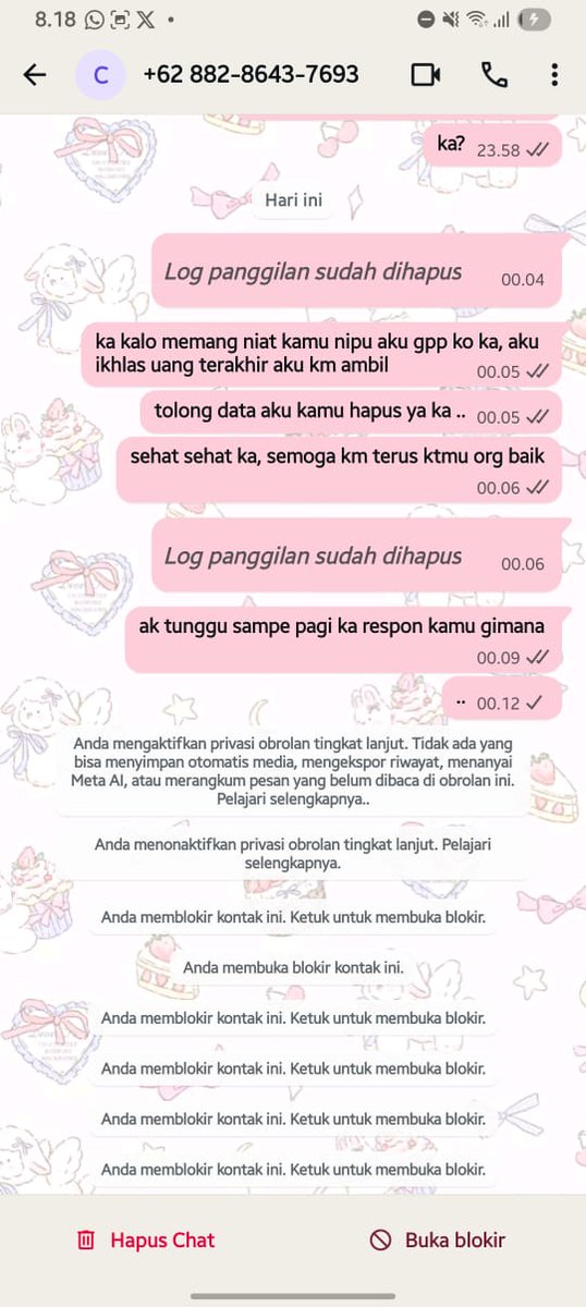 chaenarra's tweet photo. temen gue ketipu pinpri di @jenduekwars setelah di tf malah diblok. sekarang temen gue lagi proses lapor ke dukcapil dan porles setempat. tolong di bantu viralin ya temen temen jangan sampai ada korban lagi 

bantu repost @Eyangkubur06 

#zonauang #zonajajan #penipu #pinpri https://t.co/MvxqQwEVEA