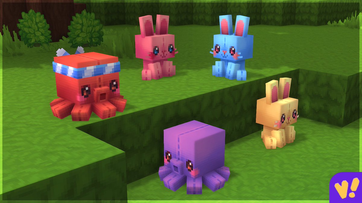 violetworkshop's tweet image. Some adorable plushies made on stream today! 🐇🐙
Coming soon to Violet's Plushies ⭐️
#Hytale