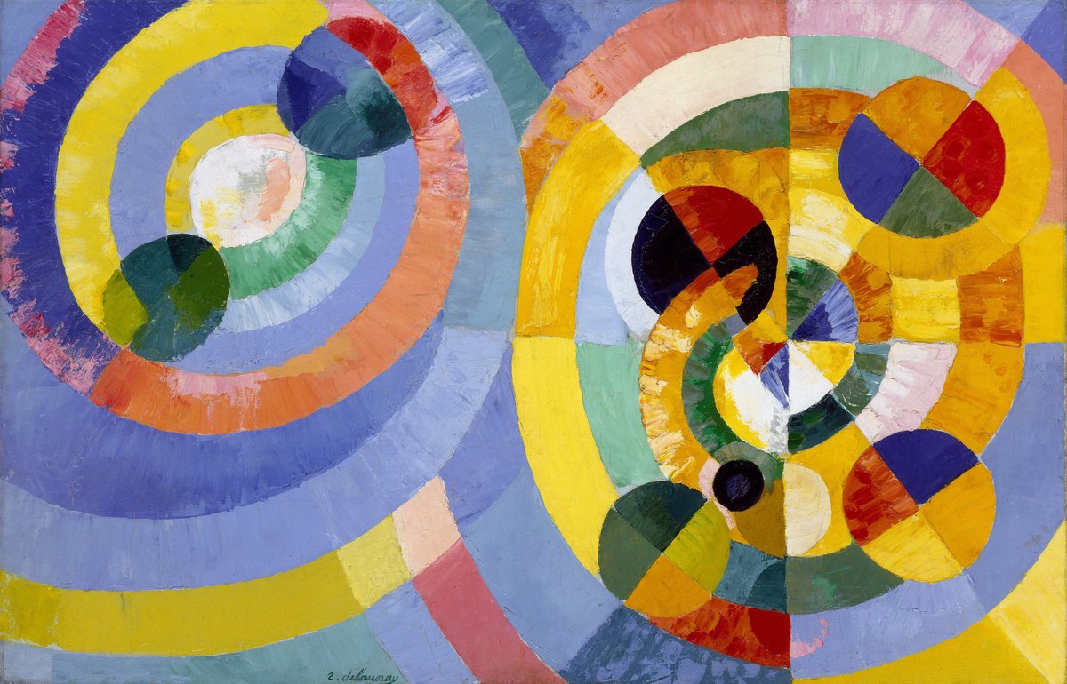 guggenheimbot's tweet image. Circular Forms by Robert Delaunay #artbots #guggenheim