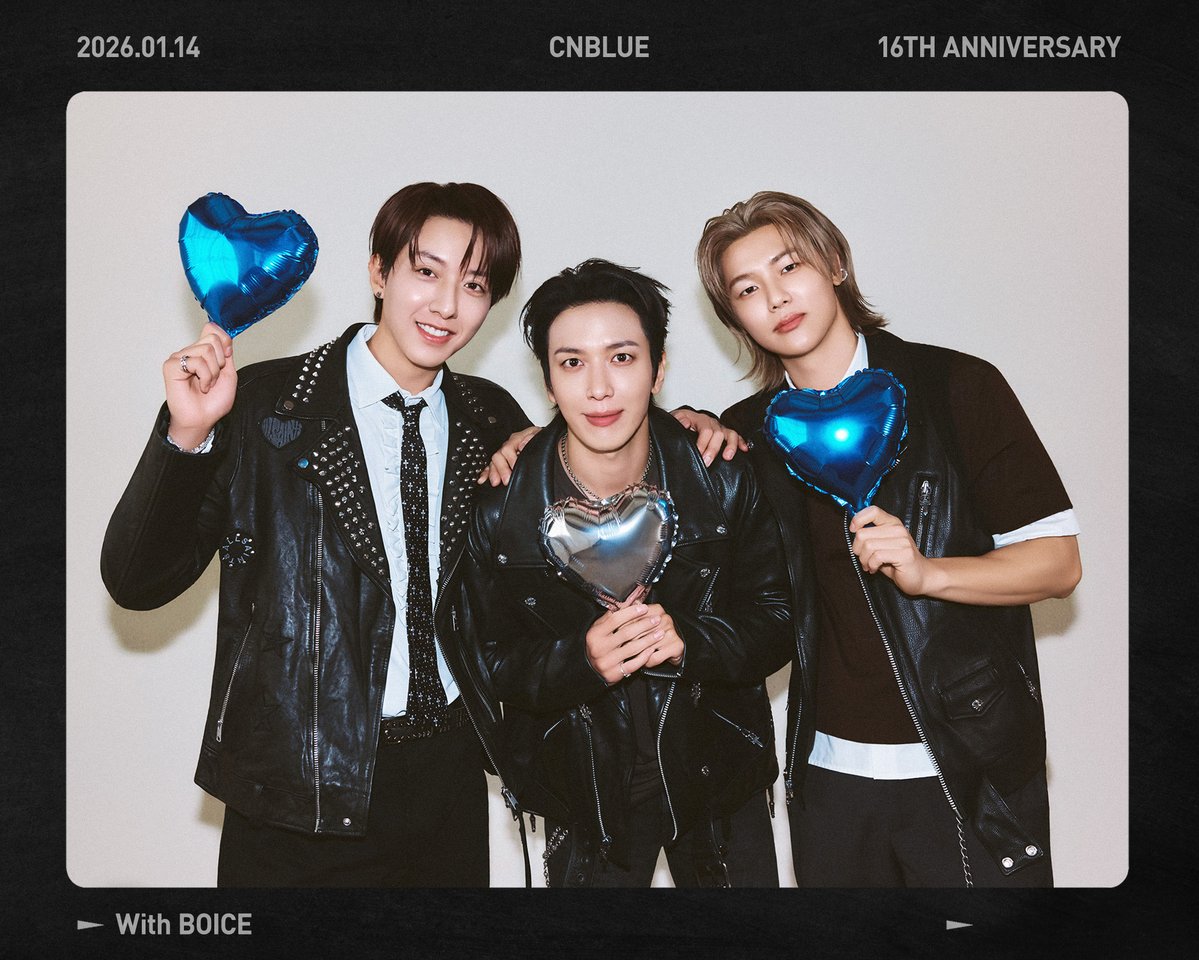 cnblue_japan's tweet image. [Anniversary] CNBLUEデビュー16周年 #CNBLUE_16th_Anniversary
2026.01.14 #CNBLUE のデビュー16周年をお祝いしましょう♡
@official_CNBLUE
