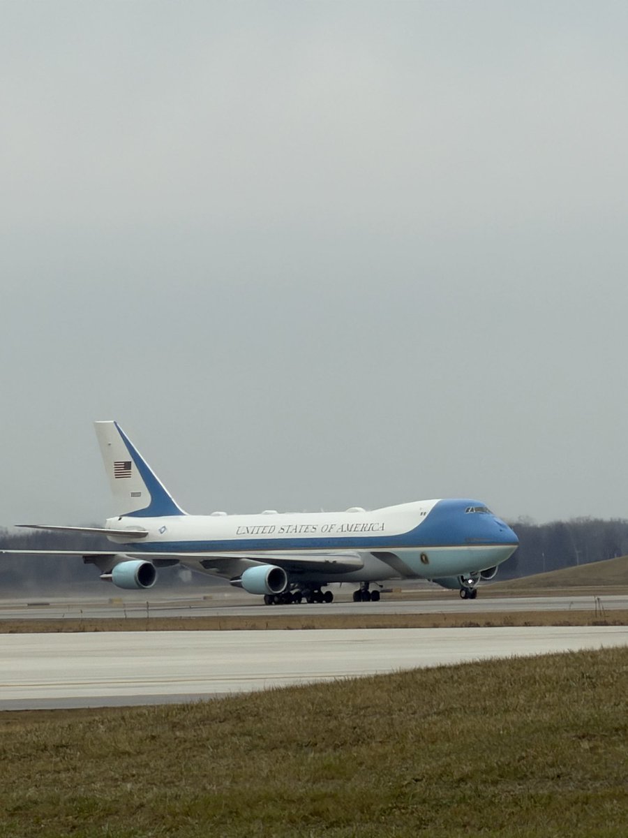 Saw Air Force One at work today! Always cool to see it no matter who is in that plane.