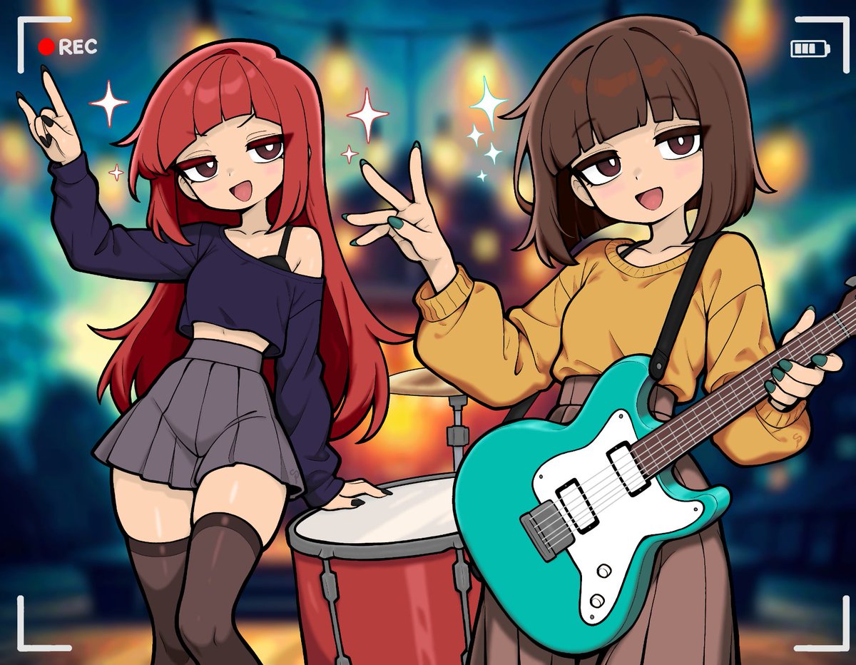 CritPix's tweet image. An appreciation piece for the wonderful @cupidtem !

These ladies are blowing, and the music is just so catchy; and keeps me listening!

Go give them a listen and support them on their approaching stardom!

#cupidtem #bandart #lollipop #kansaijapan #FanArtAnime #jpop #jpopband