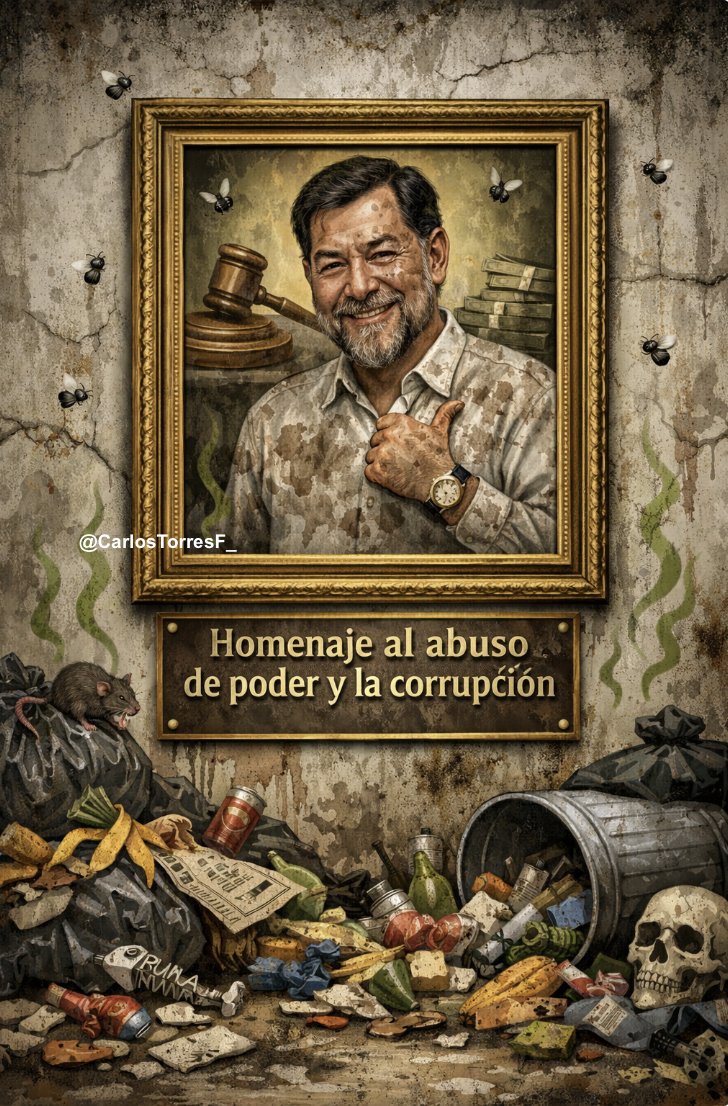 Develación del cuadro de Noroña en el Senado 🫥