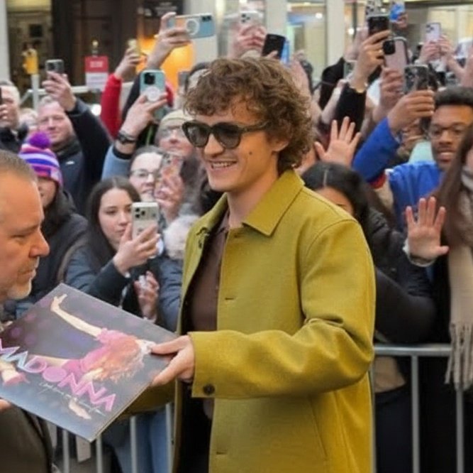 FearcyzD's tweet image. Somebody just handed Connor Storrie a Madonna vinyl.