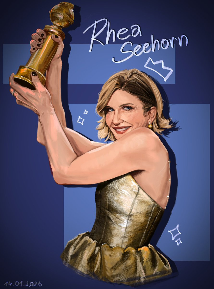 yurivettxe's tweet image. BEST ACTRESS IN A DRAMA TV SERIES!!! IKTR!!! 
and thank you all for 1k followers… 
#GoldenGlobes #RheaSeehorn #fanart #Pluribus