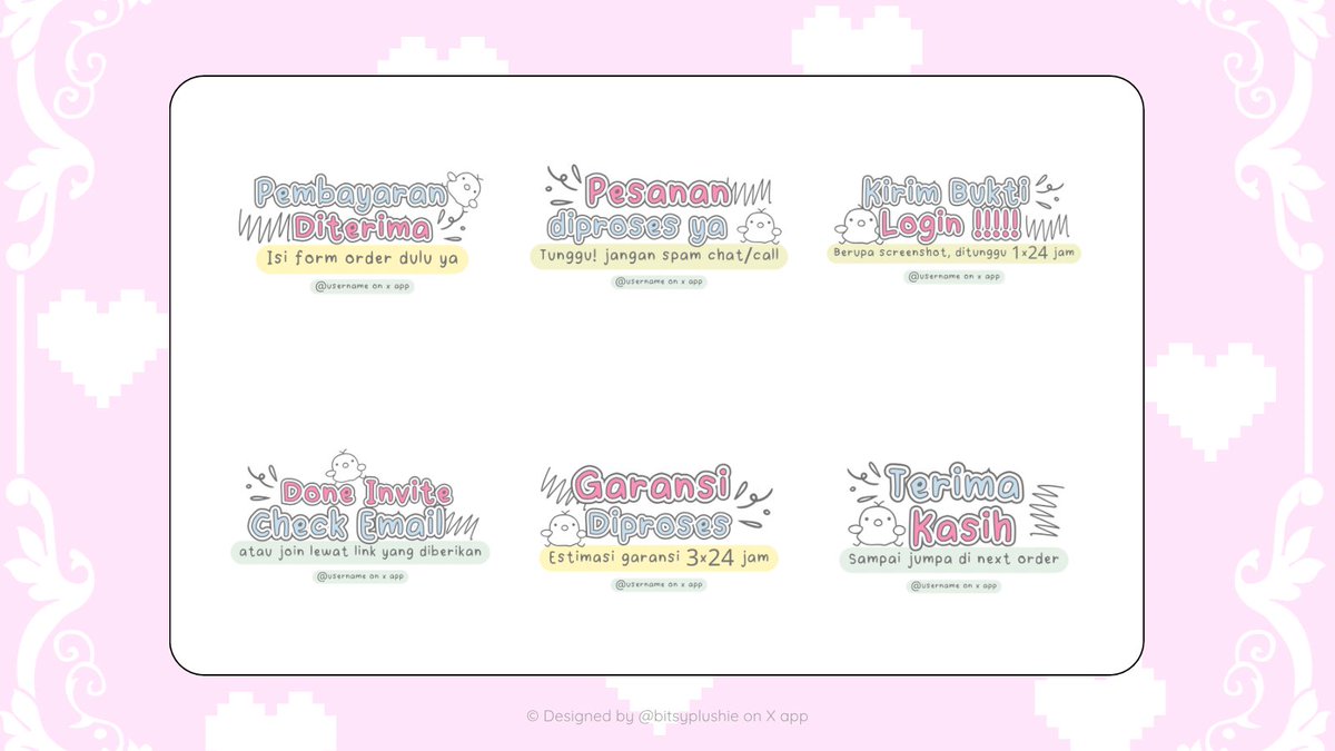 bitsyplushie's tweet image. help repost, thank you ૮ ․ ․ ྀིა

sticker pack ba (ready stock)
"Happy Day" — check alt for detail 🐥

&amp;lt; #zonauang &amp;gt;