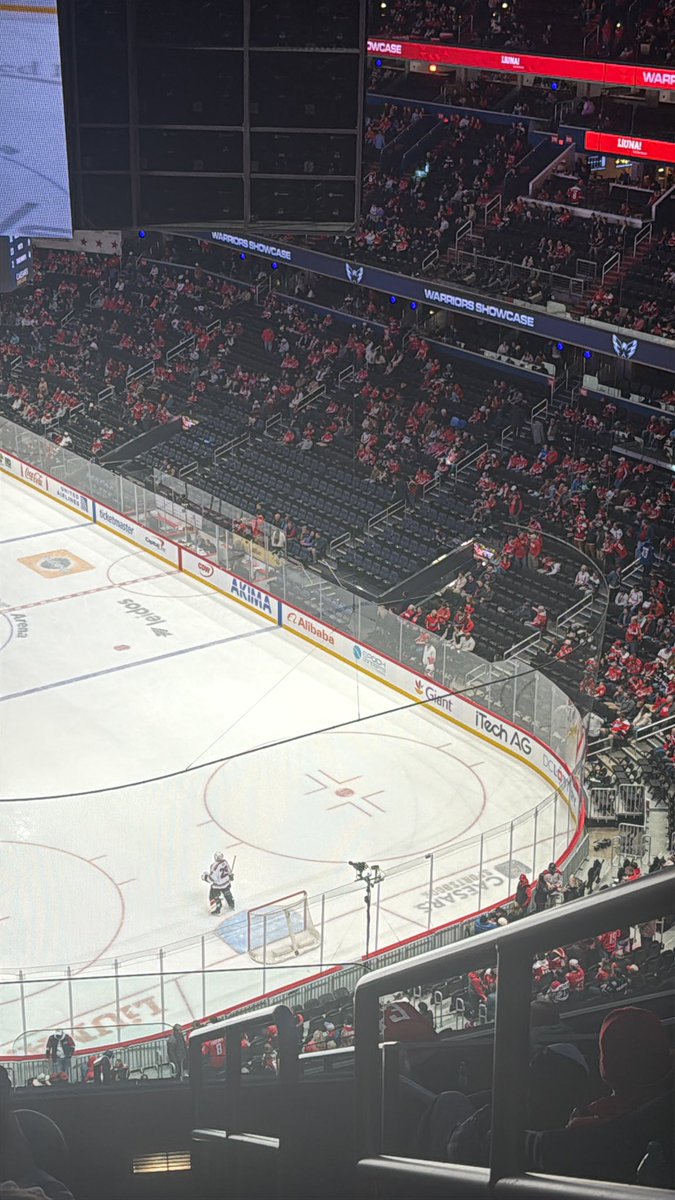 hey <a href="/TedLeonsis/">Ted Leonsis</a> there's a lot of empty seats by the penalty box would you mind if me and my very kind sweet lovely friends filled them?