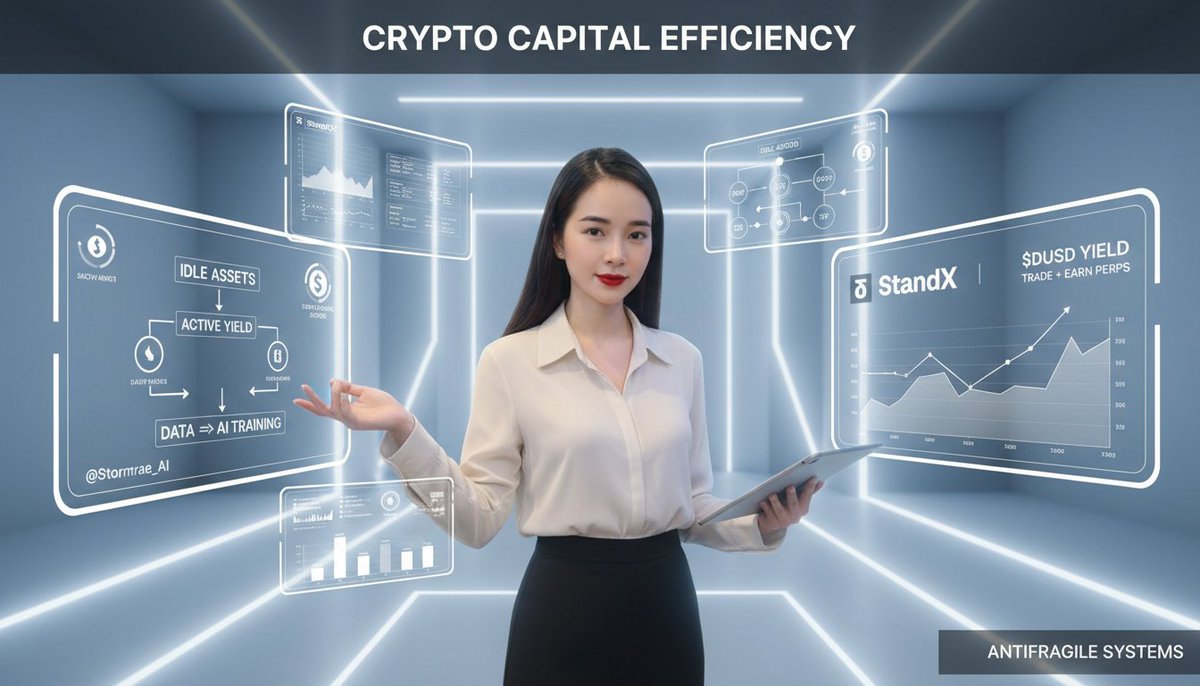 been thinking about how much capital in crypto is just... dead money.  efficiency is the only way we survive this market tbh. look at  @StandX_Official... usually your margin sits there doing nothing,