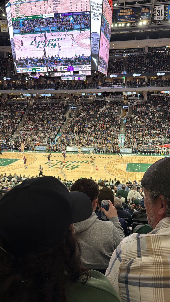 WisconsinHFC's tweet image. I sit at the back of section 105. The Bucks offered me a season ticket renewal price of $14,300 earlier this afternoon for season 26-27 (2 seats). Over 8% more than what was paid for this season. Would love to meet the people who believe this is worth it. @OnYourTsQs973