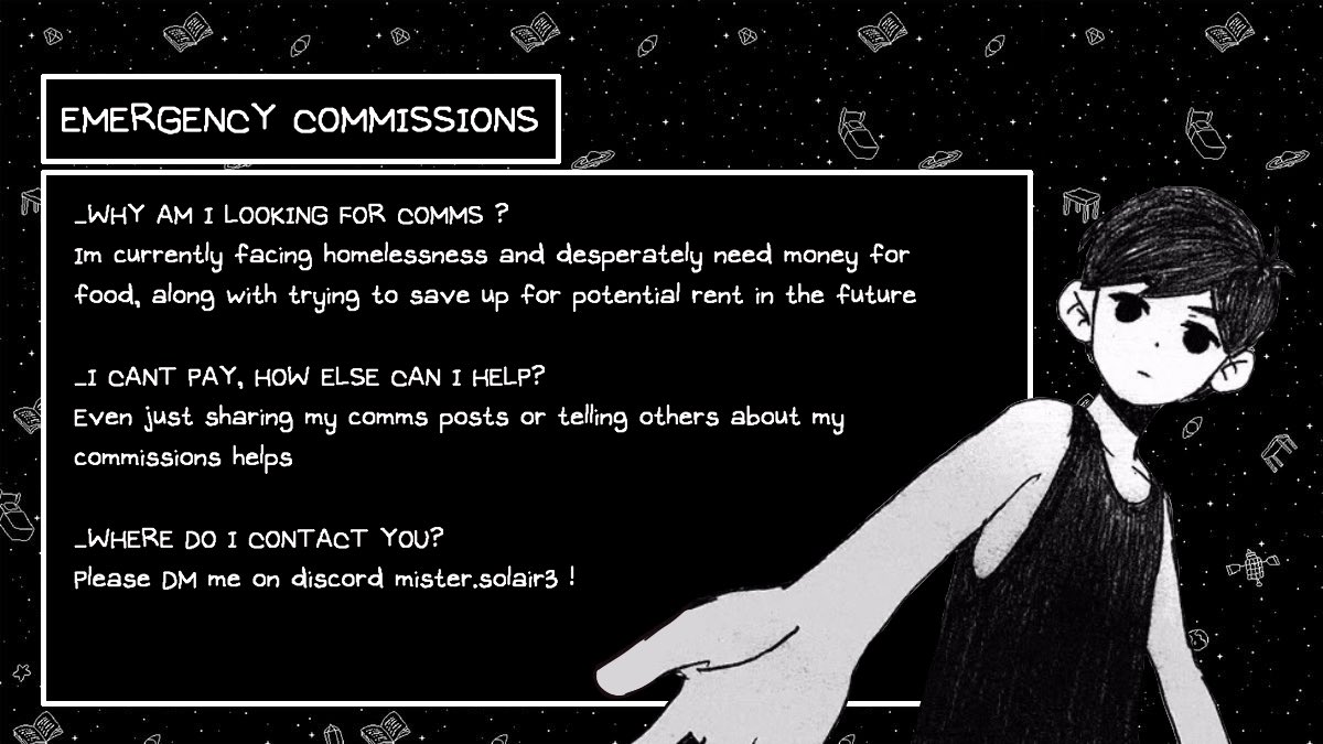 mrsolair3's tweet image. EMERGENCY C0MMS / C0MMISSIONS OPEN ! more in 🧵