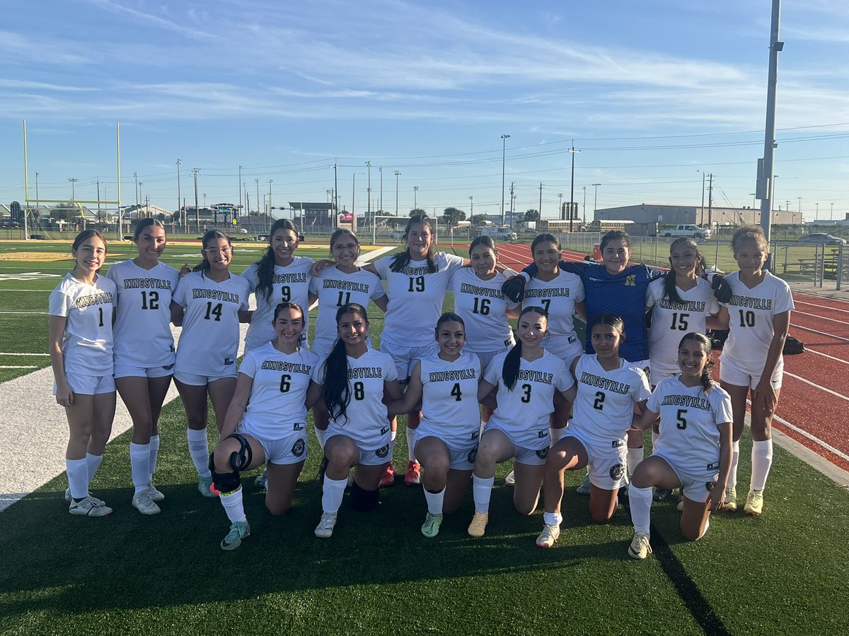 Coach_Garcia70's tweet photo. Congratulations to our Lady Brahmas Varsity Soccer Team on their 8-0 District Win over Sinton!

#GoldStandard #BlackReign #braHMaKINGdom https://t.co/laLJg7OJ5b