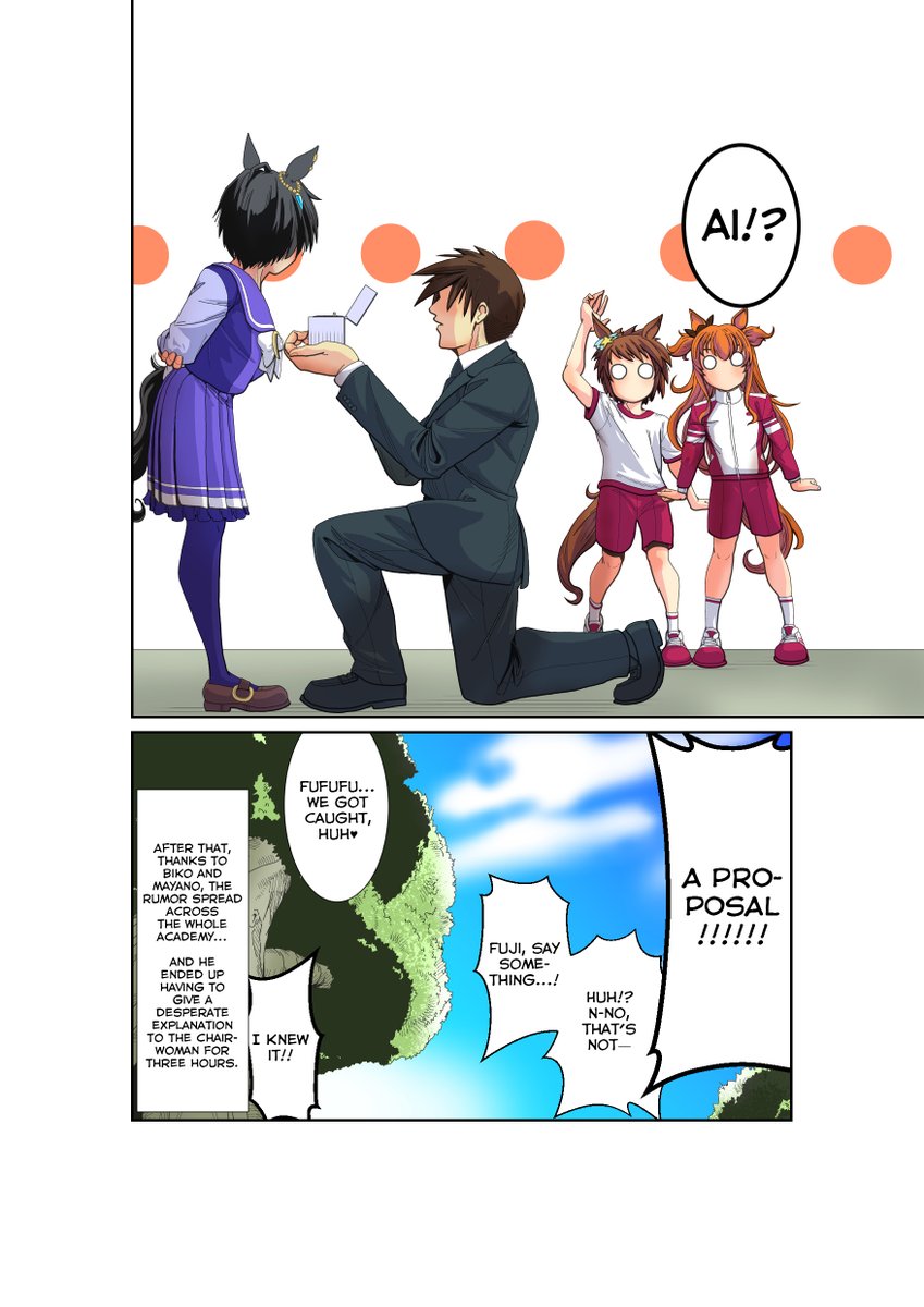 Sadtiger_117's tweet image. 英語版です! [EN]

Dorm Head Fuji's Deadly “No-Escape Setup” Trick.

Translation/英訳 @TheParacite
Typeset/植字工@Sadtiger_117

#ウマ娘 #umamusume #UmaTranslations