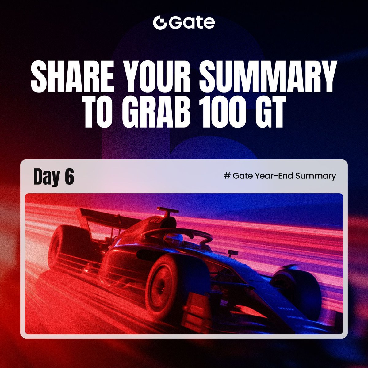 Gate's tweet image. Day 6, keep pushing and sharing!
Share your Gate 2025 Year-End Summary and stay in the $GT race.

To join:
🔹 Follow @Gate
🔹 Use the page button to share your summary, then post the screenshot below
🔹 Submit form with UID + comment link

Don’t slow down. 100 FCFS spots are live…