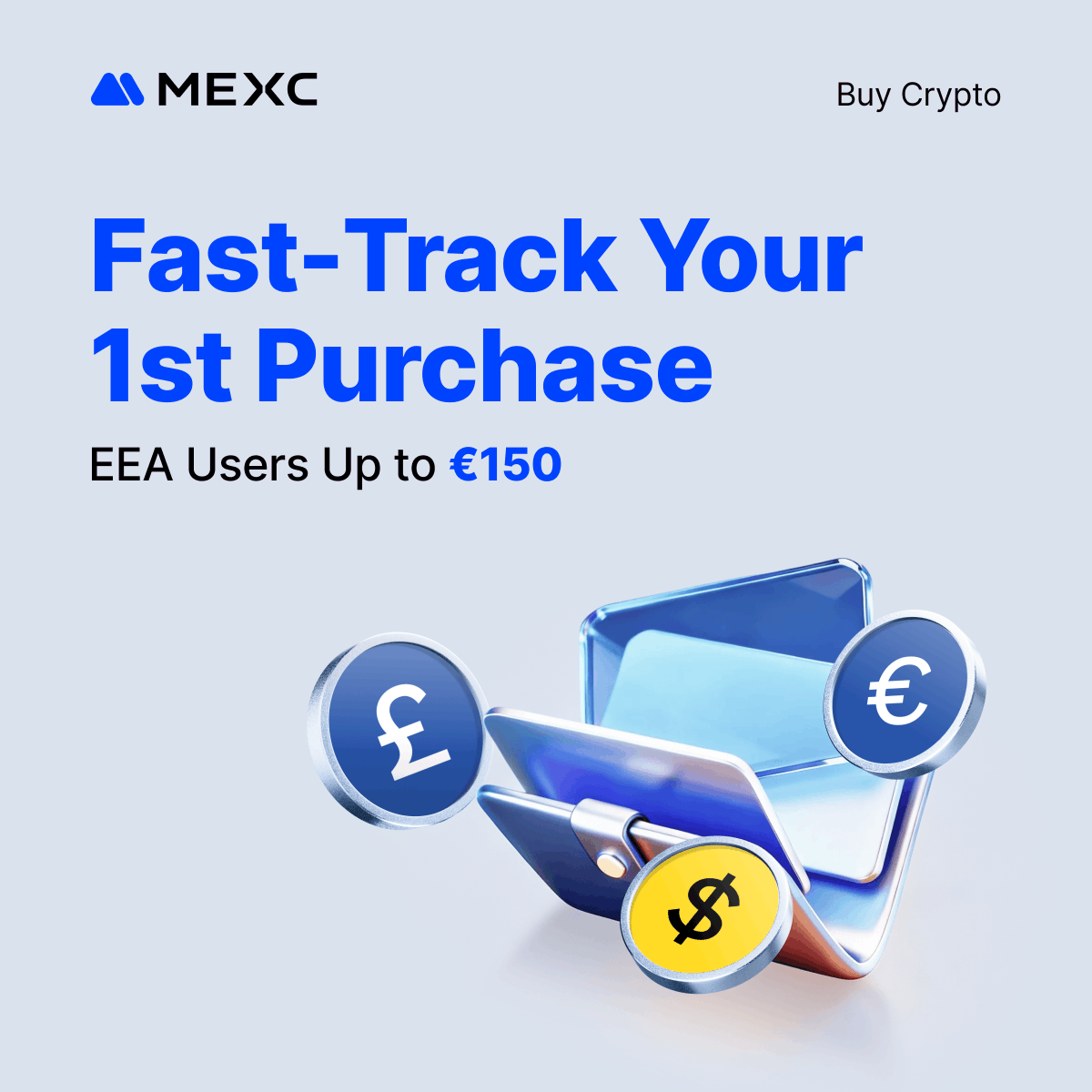 MEXC_Official's tweet image. 🚀 Crypto Fast-Track for EEA Users

Buy crypto instantly up to EUR 150 before completing KYC verification!

👉 Learn more: mexc.com/announcements/…