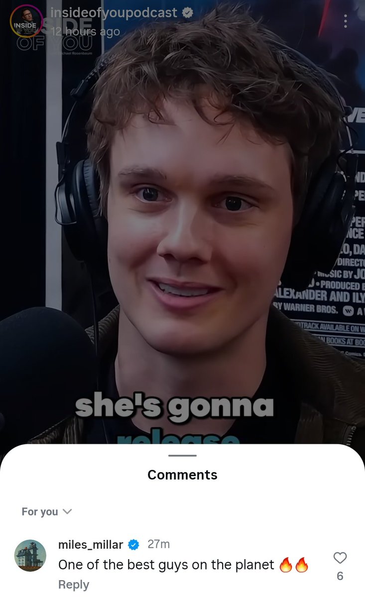 weylerdiary's tweet image. miles millar about hunter: "one of the best guys on the planet" 😭