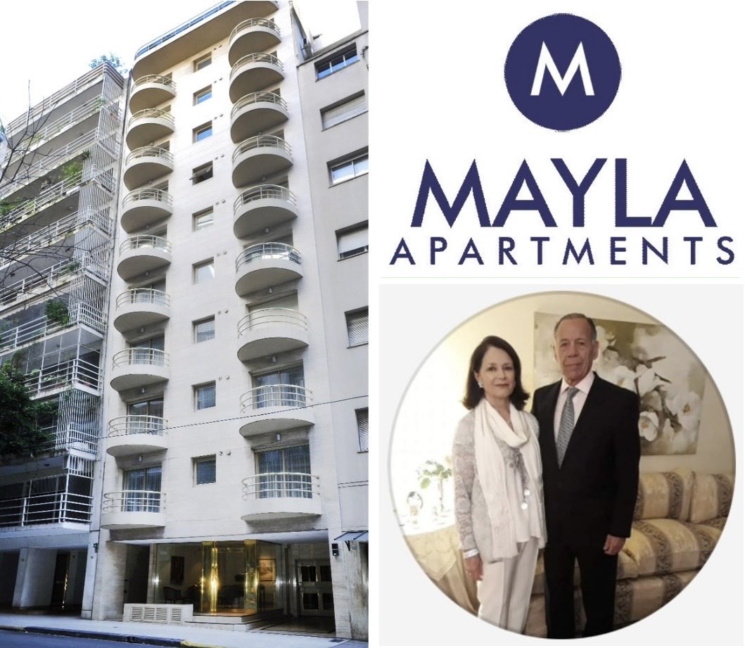 Mayla, edif d alquiler temporario, cuya sigla significa Manuel y Laura,construida x él hace 26años

Podés venir a hospedarte por día/sem/mes. Te recibiremos con gran cariño y t sentirás como en tu casa! 
Mayla es flia,encuentro y amistad

mayla.com.ar

#MaylaApartments