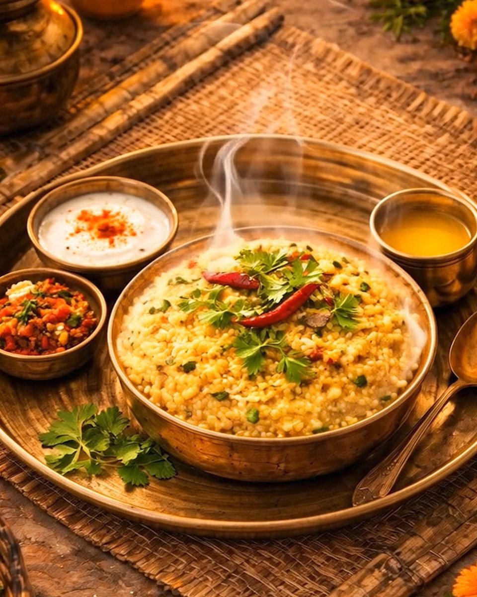 संक्रांति का अर्थ है— Transition.

सूर्य बदलेगा, दिन बढ़ेंगे,
ऋतु बदलेंगी, भोजन बदलेगा,
और मन भी
नाम चाहे लोहड़ी हो, पोंगल, उत्तरायण या बिहू—
भावना एक ही है:
बदलाव में उत्सव, और उत्सव में समरसता
और इस बदलाव का सबसे स्वादिष्ट रूप है—
संक्रांति की खिचड़ी 
सादगी में जो संतुलन है,