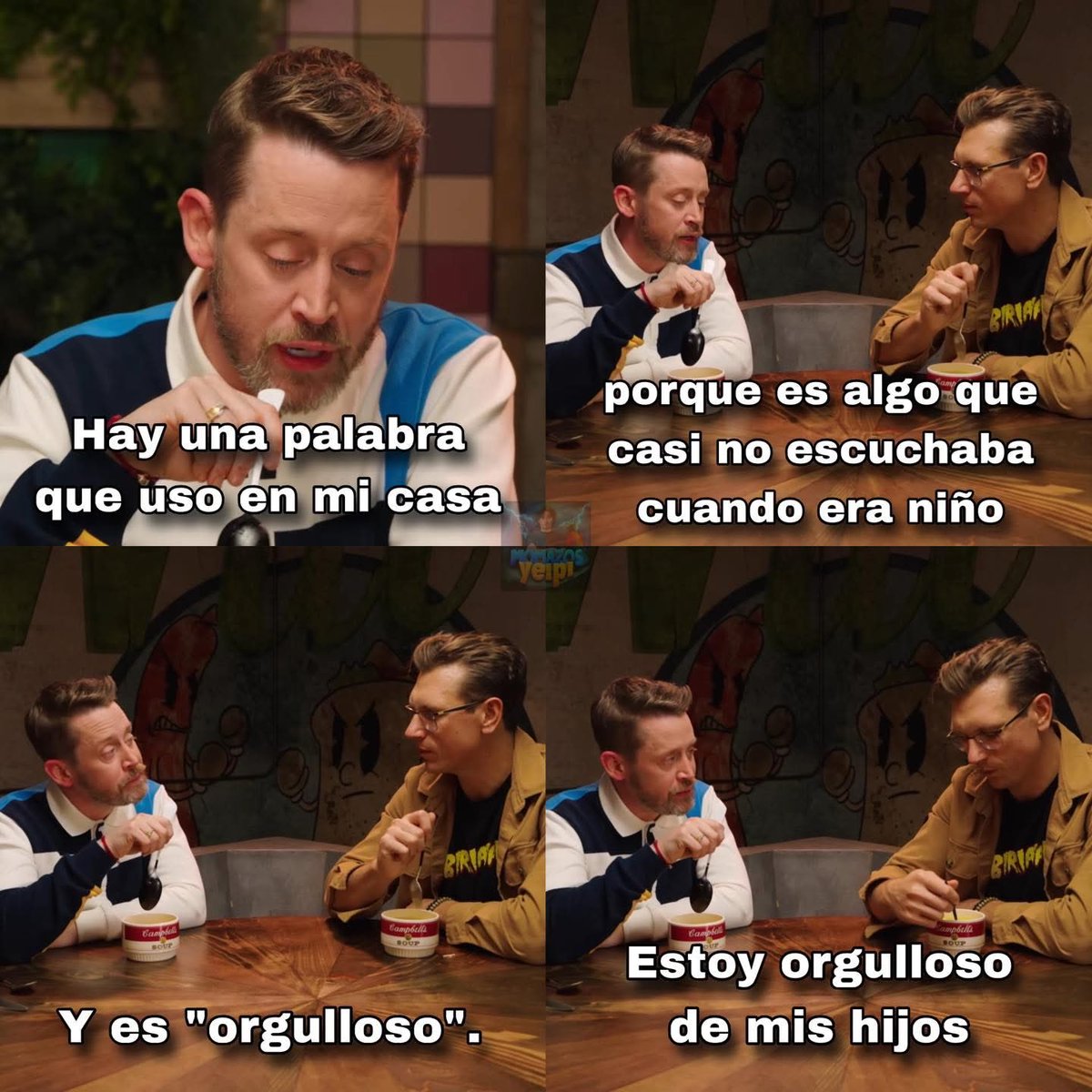 yeipicine's tweet image. Macaulay Culkin en una entrevista reciente hablando sobre cómo quiere darle a sus hijos una infancia diferente a la suya.
