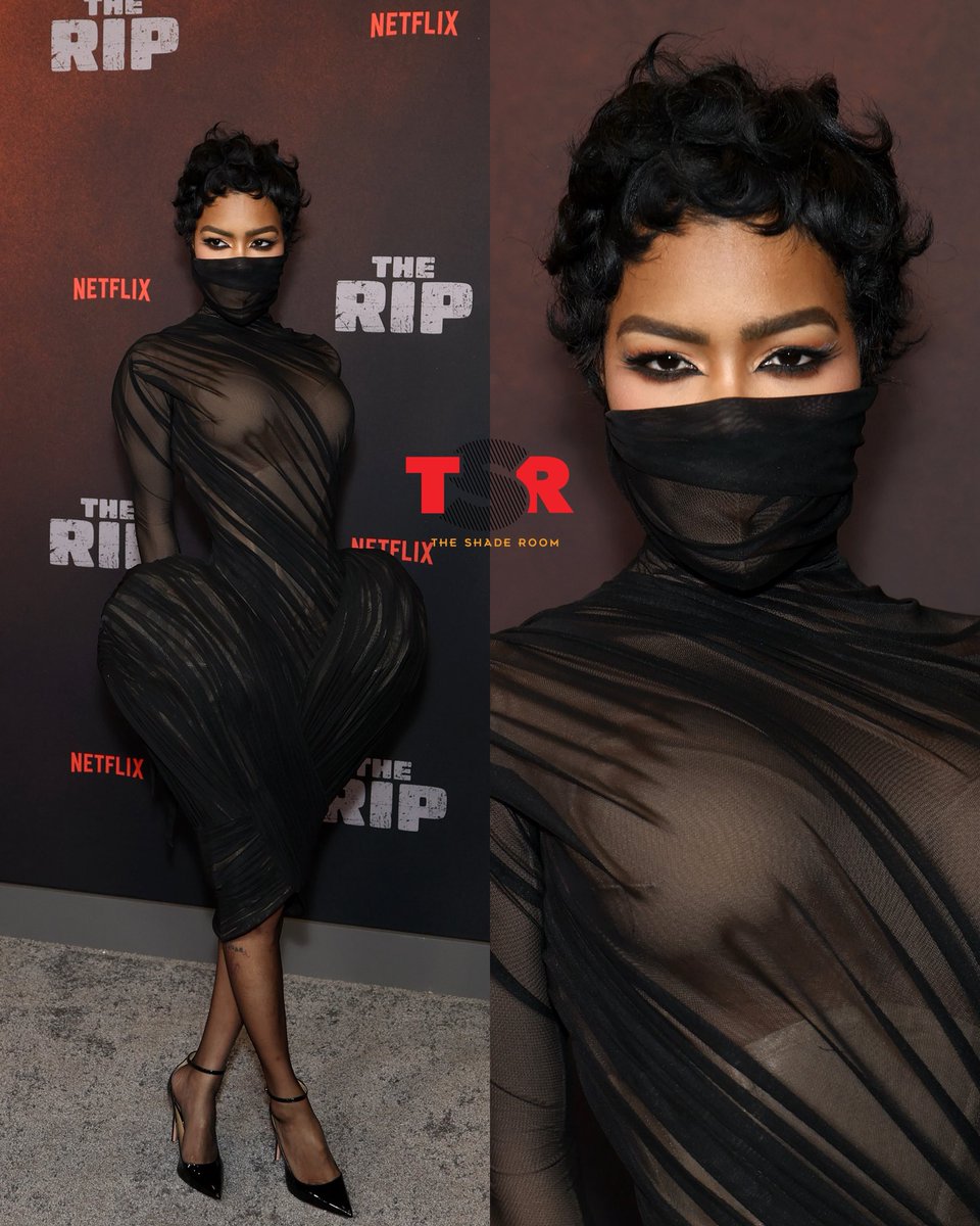 TheShadeRoom's tweet image. Whew! Teyana Taylor can pull off anything! 🔥Roomies, what do you think of her fit at “The RIP” NYC premiere? ✍🏾#TSRStaffAS 📷:(@gettyimages)