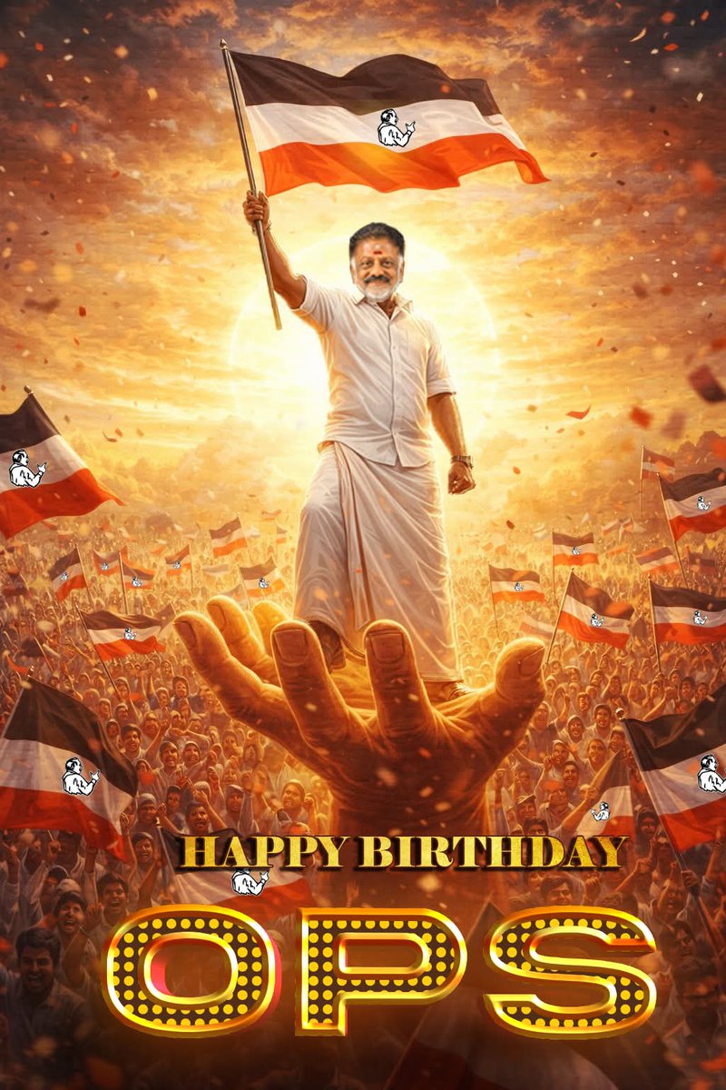 தங்க மகனுக்கு இனிய பிறந்தநாள் வாழ்த்துகள

#OPS #OPanneerselvam #HappyBirthday #AIADMK #ADMK #AIADMKChiefOPS