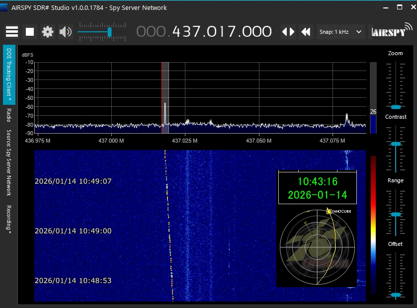 Ja3Tdw's tweet photo. Thanks to JF6FYI @nishikazu_nkc 's information, I was able to receive INNOCUBE special CW beacon message. #INNOCUBE https://t.co/rIPOWrQwJs
