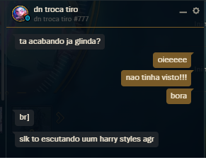 monologodapearl's tweet image. o meu nome no lol é glinda né. aí um cara jogou cmg e me adicionou e aceitei mas ele fica jogando uns papos meio err achando que eu sou uma guria.