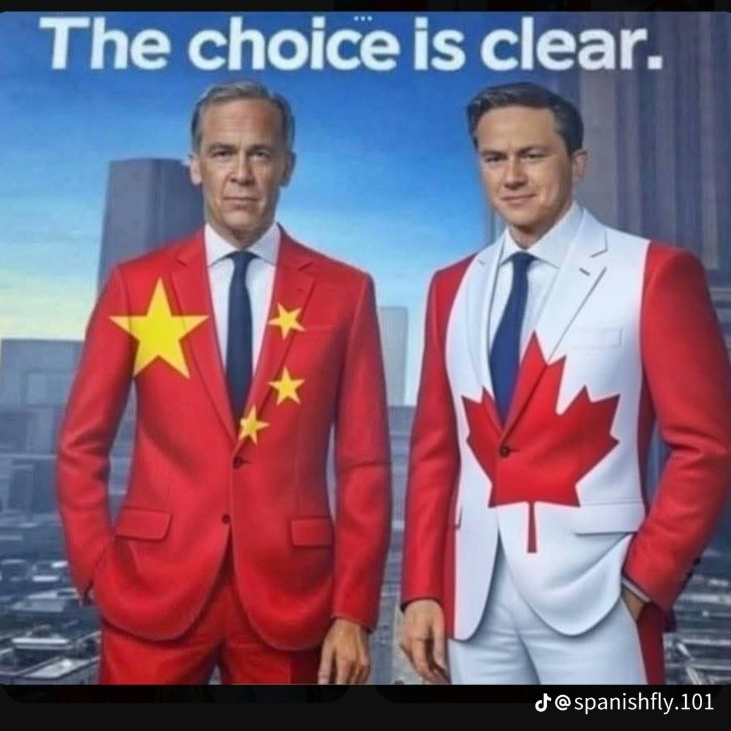 The choice is clear...One is for China and one is for Canada.