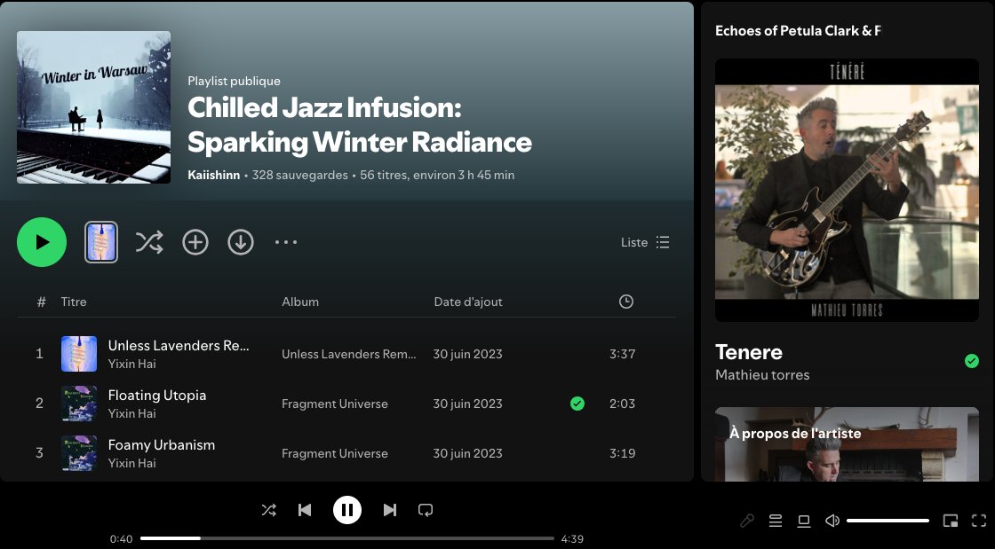 EtcAux's tweet photo. Et 2 playlist pour - Tenere
Merci @Playlistdd
https://t.co/RGANlUIiyh
et Merci Project echoes @ishinn223 
https://t.co/EV3ZN55CgE
et 1 pour  - Sneakers station live
Merci @indiemusicweb 
https://t.co/EAFJUDJgrd
Allez y https://t.co/jq2U70yAmp