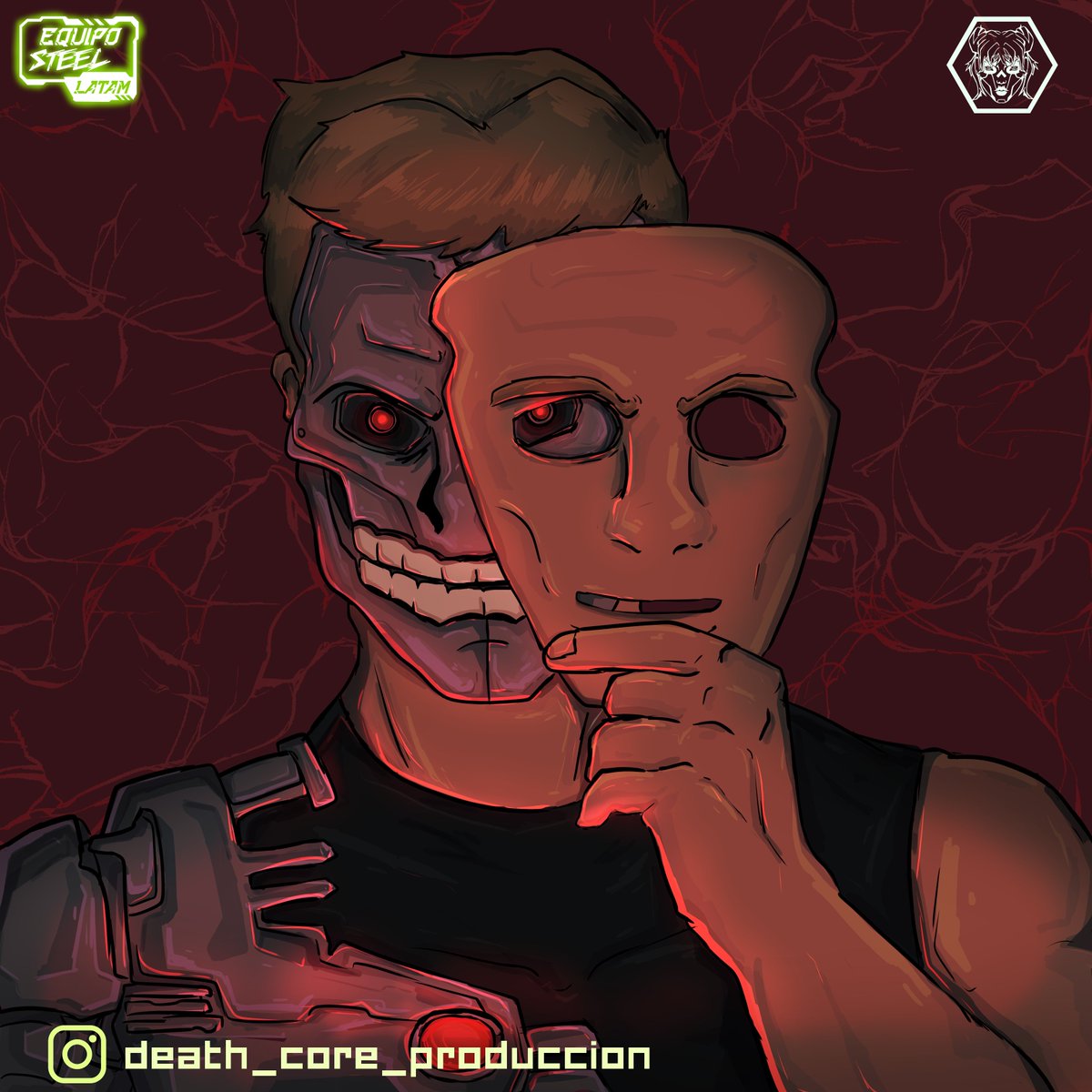 (Dibujo de Psycho) 
#maxsteel #nostalgia #fanart #maxsteelfanart