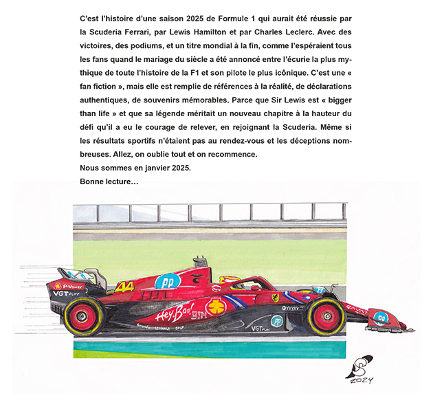Bonjour tout le monde, je vais lourdement insister car si vous êtes des fans de #F1, de la <a href="/ScuderiaFerrari/">Scuderia Ferrari HP</a>, de <a href="/LewisHamilton/">Lewis Hamilton</a>, ce livre est vraiment pour vous. On l'a fait avec <a href="/bnysimo/">Benny Simo</a> et <a href="/Ccuny79/">Charles Cuny</a> et <a href="/HorsPistesF1/">Axel Brémond</a> et <a href="/genet_noa/">Genet_Noa</a> et Alex Bruneau: 100 pages, 16  dessins, beaucoup