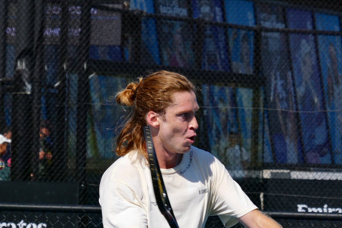 Amekingdra's tweet image. Photos from the Rublev practice, Safin was there!