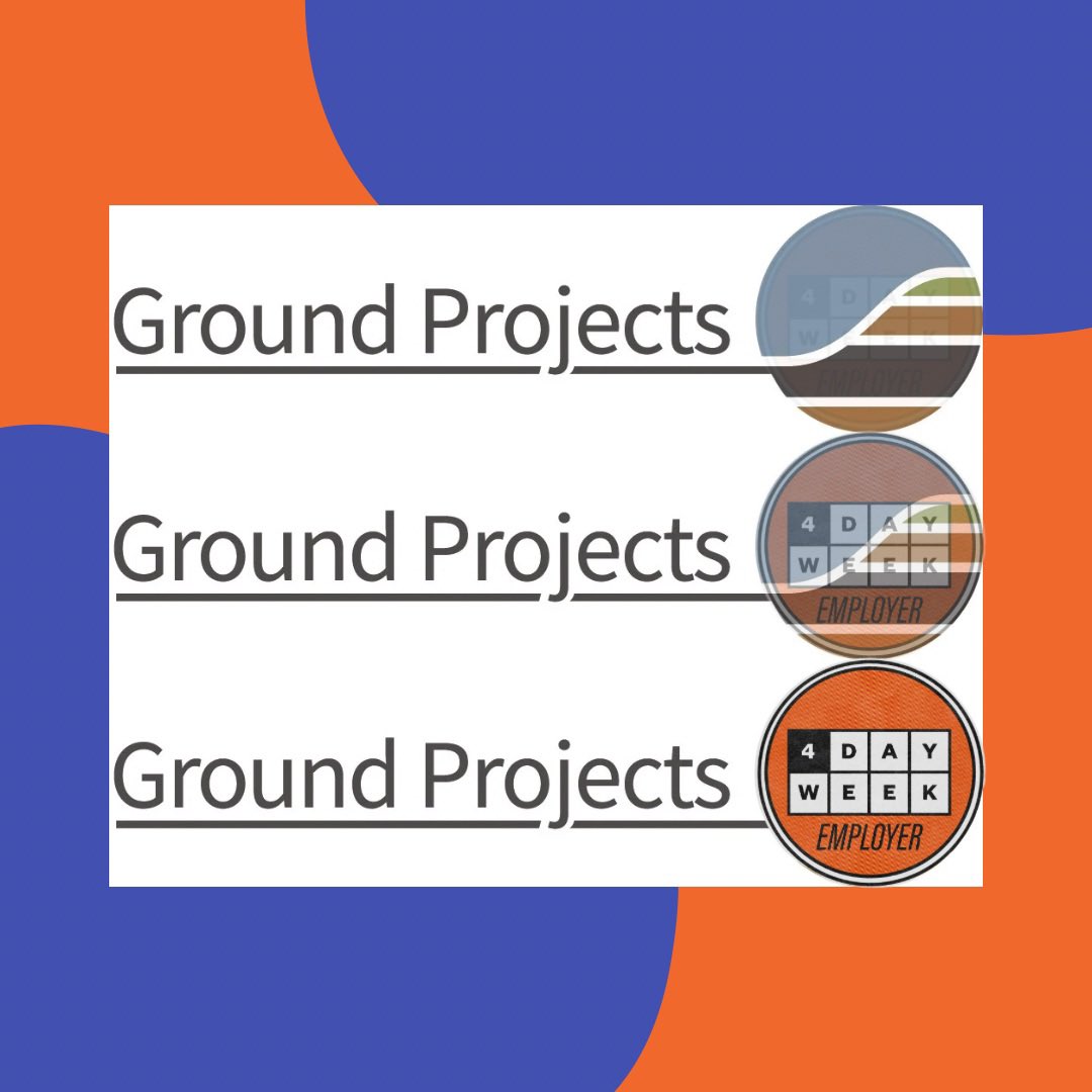 Congratulations to <a href="/project_ground/">Ground and Project Consultants Ltd</a> for becoming a Gold Standard 4-day week employer!🥳🥳

Newly accredited, but far-from-new to the 4-day week, Ground Projects have just celebrated their FIFTH YEAR of enjoying all the benefits of a shorter working week! 🙌