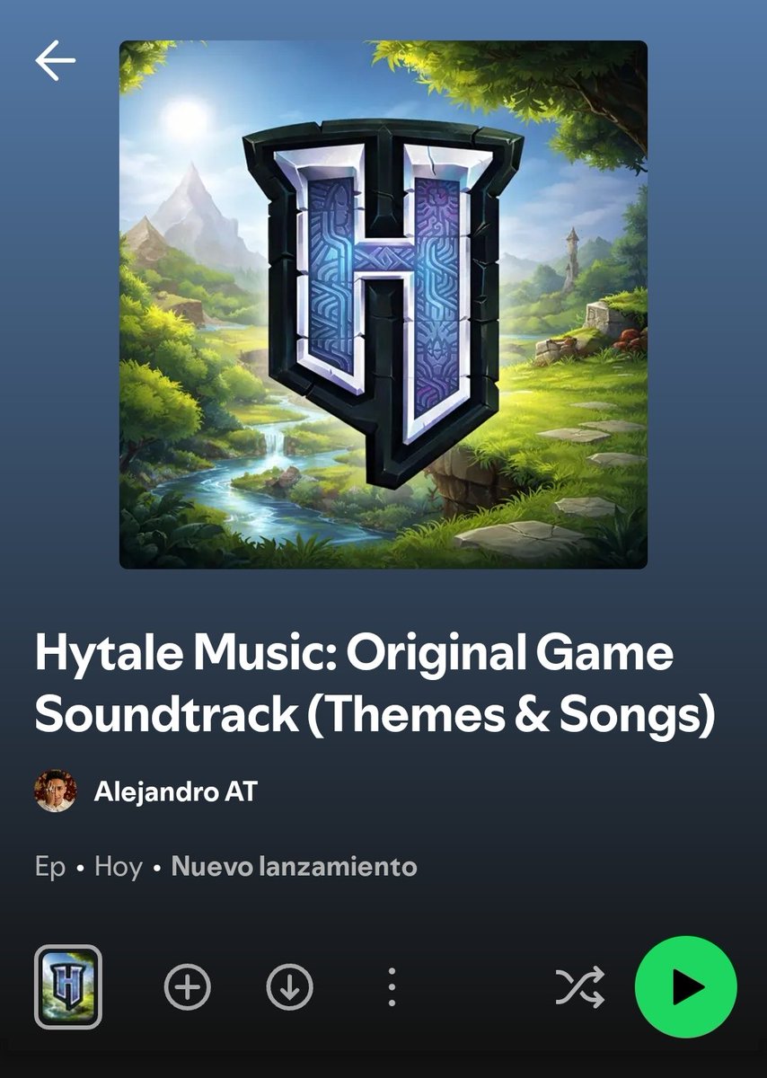 Alejandro_AT__'s tweet photo. 🎮✨ My new EP is OUT NOW on all music platforms! 🎶🎵
Hytale Music: Original Game Soundtrack (Themes &amp; Songs) is finally available everywhere !!! 🔥

🎧 Listen now on Spotify, Apple Music, YouTube &amp; more 🤭✌️
#Hytale #HytaleMusic #GameSoundtrack #ATG4MER #AlejandroAT https://t.co/sDVv8VJ2aq