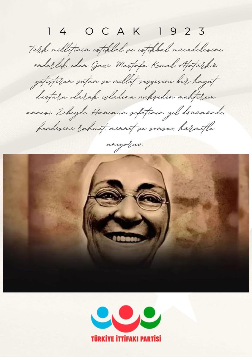 GAZİ MUSTAFA KEMAL ATATÜRK'ÜN ANNESİ ZÜBEYDE HANIM'I RAHMET, MİNNET VE ŞÜKRANLA ANIYORUZ

Zübeyde Hanım; sadece bir anne değil, Türk milletinin kaderini değiştiren bir liderin karakterini yoğuran, ahlakını şekillendiren, milli ve manevi değerlerle yoğrulmuş bir irfan abidesidir.