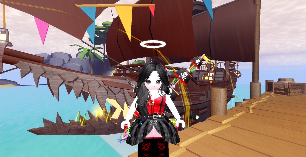 sidedira's tweet image. gapapa lom dpt secret pirate mega, yg penting dah punya kapal secret😍