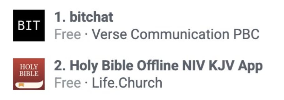 callebtc's tweet image. gov: *shuts down internet*
ugandan people: set up a mesh network and download the bible