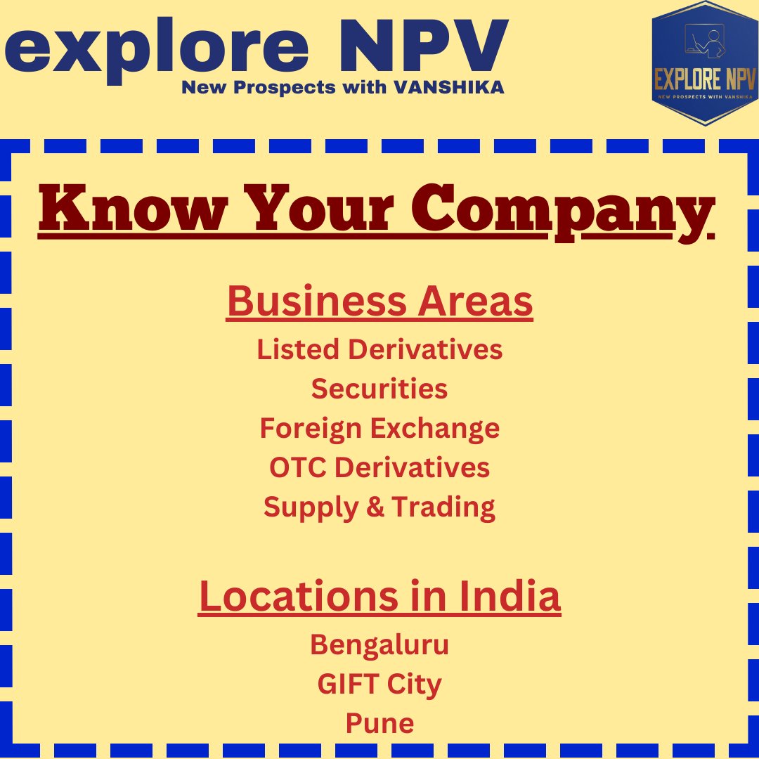 ExploreNpv's tweet photo. 📢 Early Careers Series – Chapter 9️⃣
🚀 Featuring StoneX — a global name in trading &amp; financial services 🌍💹

At Explore NPV, Jaipur 🎓🏫, we prepare you for opportunities like these with CFA 📘 | FRM 📕 | Financial Modelling 📊

Start early. Think global. Build smart. 💡📈 https://t.co/tuiZYBfExv