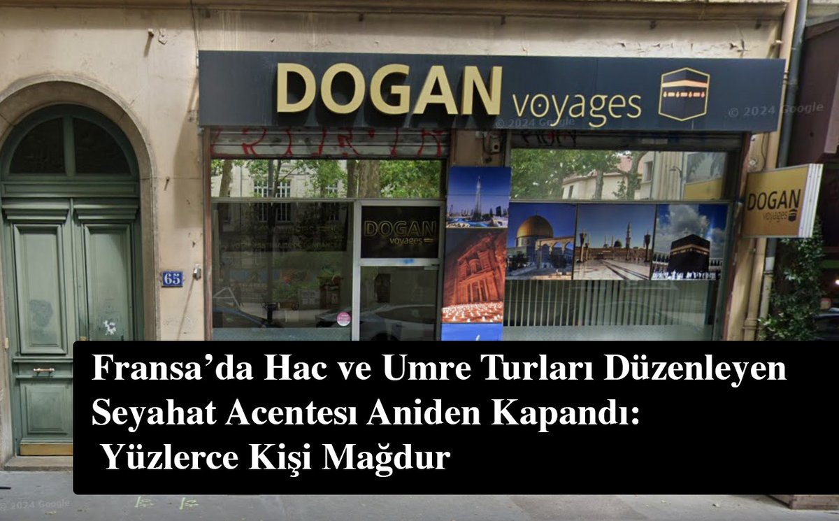 Fransa’da Hac ve Umre Turları Düzenleyen Seyahat Acentesı Aniden Kapandı: Yüzlerce Kişi Mağdur 
fransapostasi.fr/fransa/fransad… 

#postahaber #postafransa #fransadakitürkler  #fransahaber #fransapostası #fransa #umre #hac  #mekke  #seyahatacentası #fransadahacturları #hacveumreturu