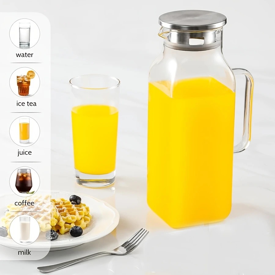 arnoldonspace's tweet image. High borosilicate glass.
FDA · LFGB · SGS certified.
From -4°F cold to 302°F heat.
One 2L glass pitcher for everyday drinks.

#BorosilicateGlass #GlassPitcher #KitchenGlassware 
#FoodSafe #LFGB #FDAApproved #HealthyKitchen 
#Drinkware #WaterPitcher #MinimalDesign