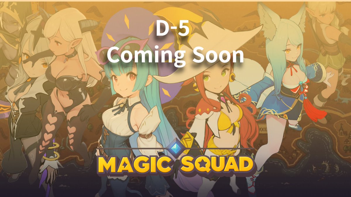 ⏳ Magic Squad launches in 5 days!

A fantasy strategy RPG where
heroes, synergy, and choices matter.

🗓 Launch Date: Jan 19, 2026
🔗 Platform: DApp Portal

The squad is forming.
#MagicSquad #RPG #Dapp