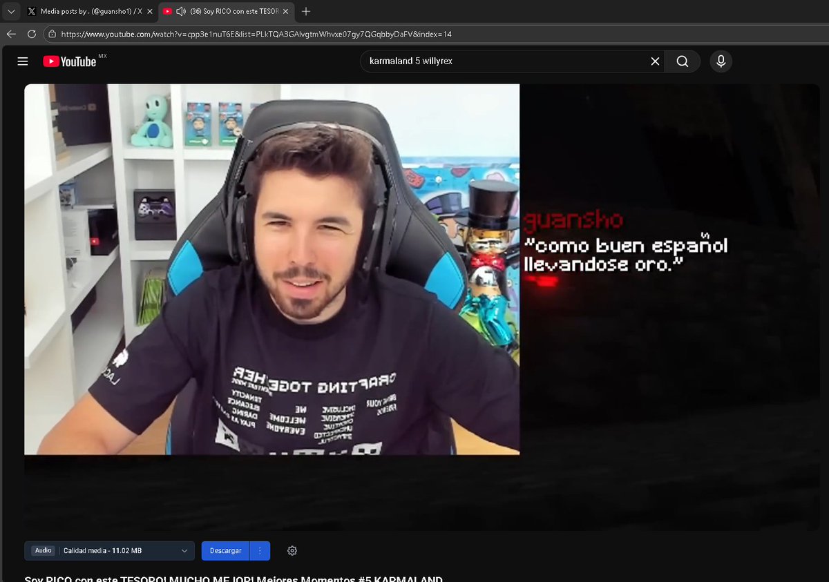 cuando hice cameo en el video de willy 🥲

buenos tiempos.