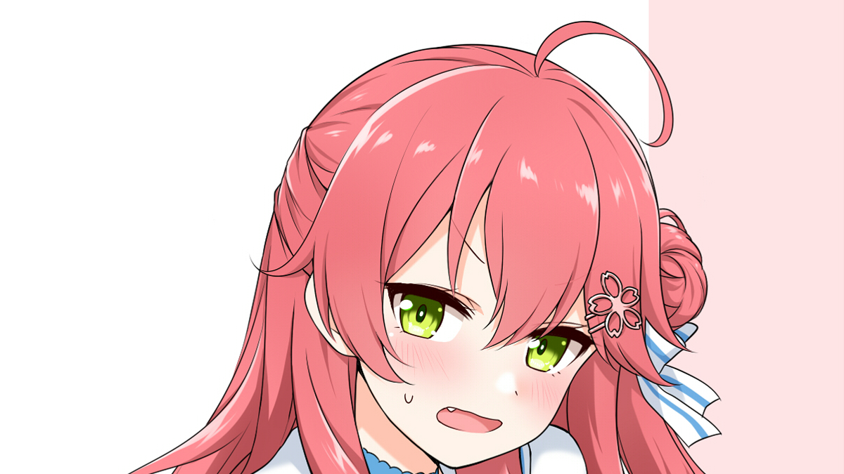 星街すいせい 「タップしてください」|フェルティアのイラスト