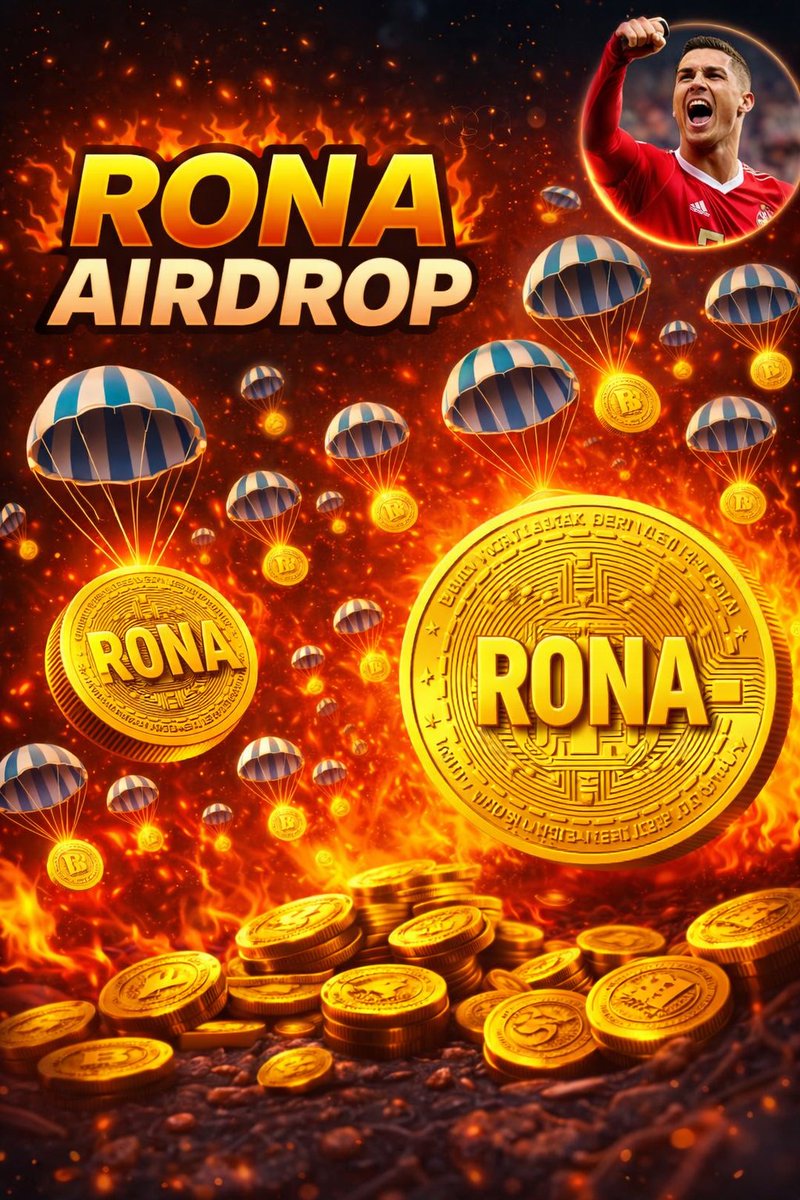 🎁 RONA AIRDROP LIVE! 🚀

First 50 users get 50 RONA each!

Rules 
To join: 

✅ Follow us
✅ Join Telegram
✅ Buy 100 RONA on PancakeSwap

Send wallet + proof in TG 👇

t.me/RONACoinChat

t.me/RONALDOcoin2040

#RONA #Airdrop #BSC #CryptoMarket